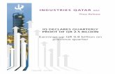 INDUSTRIES QATAR QSC - GulfBase Statement... · INDUSTRIES QATAR QSC. 2 First quarter net profit of QR 2.5 billion • new facilities operating at ... Document Reference: IQ/PR/130602