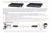 HDMI & USB, AUDIO, RS232, IR CAT5 ... - Foresight …foresight-cctv.com/FORESIGHT 16 User Manual - PDF format/HDMI...ITEM NO: HKM01 HDMI & USB, Audio, RS232, IR CAT5 Extender over