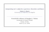 Festschrift in Honor of Douglas L. Nelson - USFpsychology.usf.edu/dnelson/files/Robert Bjork Presentation.pdf · Festschrift in Honor of Douglas L. Nelson University of South Florida