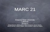 MARC 21 - Melissa K. Desemo · MARC 21 Emporia State University LI804XR ... • and illustrated by Janet Stevens. Undefined (blank ... Extending MARC for bibliographic control in