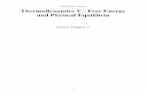 CHEM 2880 - Kinetics Thermodynamics V - Free Energy and Physical Equilibria€¦ ·  · 2017-03-06Thermodynamics V - Free Energy and Physical Equilibria Tinoco Chapter 5 . CHEM 2880