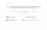 TACKLING ANTIMICROBIAL RESISTANCE ENSURING SUSTAINABLE R&D · G20 could put in place a three-pronged approach to reactivate ... TACKLING ANTIMICROBIAL RESISTANCE, ENSURING SUSTAINABLE