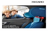 CHILD SEATS AND STROLLERS - Recaro BERRY INDY RED RACING RED PERFORMANCE BLACK CARBON BLACK ALUMINIUM GREY DAKAR SAND XENON BLUE 7 RECARO combines sporty, timeless elegance and function.