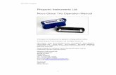 DRD5100-001A Novo-Gloss Trio Manual - Rhopoint …rhopointinstruments.com/images/pdfs/novoglosstriomanual.pdf · Novo-Gloss Trio Manual - 1 - Rhopoint Instruments Ltd. Novo-Gloss