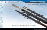 Product Selection Guide - eebc.com.mx · PG-CA-R2T-0807 Product Selection Guide. Transmission intro copy here Introduction CABLE ACCESSORIES Elastimold® Ranger2 ...