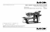 OWNER'S MANUAL PARTS … 109 Manual Part# 160958 38 MK-5000G eXPLODeD VieW FRAME ACCESSORIES 39 MK-5000G eXPLODeD VieW ...