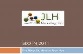 SEO IN 2011 - JLH Marketing · Documents Calendar More ... Hussein Ebied, Brian Ussery, Tony Adam and 3 other people *I'd this ... VIS Chicken and BBQ Category: Barbeque