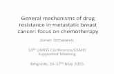 General mechanisms of drug resistance in metastatic breast ...umos.org.rs/wp-content/uploads/2015/06/6.-Z-Tomasevic-16_2015.pdf · type can harbor hundreds of different genetic ...