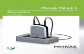 User Manual TVLink S - Phonak to know your TVLink S (h) Power supply with ... the universal power supply ... If you cannot hear the sound of your TV through TVLink S please repeat