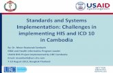 Standards and Systems Implementaon: Challenges in implemenng … 1 Workshop Files/AeHIN-Day 1_Se… · Standards and Systems Implementaon: Challenges in ... Discharge Diagnosis Total