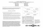 Instruction Manual DODGE TORQUE-ARM II Speed … · DODGE® TORQUE-ARM™ II Speed Reducers Ratios 5, 9, 15, 25, and 40:1 These instructions must be read thoroughly before installation