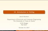 14. Introducton to Verilog - University of Texas at Austinjaa/lectures/14-1.pdf · Case Statement module function_table ... Bus Select module slect_bus( out, b0, b1, ... University