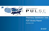 Pharmacy Satisfaction Data Full Industry Report experience related to Pharmacist and Pharmacy Staff, Printed Support, Filling Rx, Convenience, Rx Pricing and Additional Medical Services,