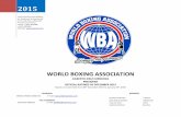 WORLD BOXING ASSOCIATION - ff-boxe.com · world boxing association ... alfonso blanco (wba int.champ) ven 2. chris eubanks jr gbr 3. dmitry chudinov ... zsolt bedak hun 14.