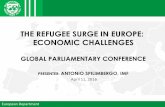 THE REFUGEE SURGE IN EUROPE: ECONOMIC CHALLENGES … · European Department REFUGEE CRISIS IN PERSPECTIVE FACTS Labor Market Fiscal Effects GDP Growth Age-Related Spending ECONOMIC