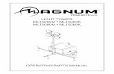 MLT5060K MLT5080M - Light Tower Parts | Magnum, … · 4 This is the safety alert symbol. It is used to alert you to potential personal injury hazards. Obey all safety messages that