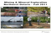 Mining and Mineral Exploration - Northwest Ontario - Fall 2011 · Mining & Mineral Exploration Northwest Ontario - Fall 2011 1 2 ... Canadian-American Mines Handbook Twp. ... Barrick