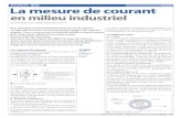 L a mesure de courant - thierry-lequeu.frthierry-lequeu.fr/data/TF138-Mesure-courant.pdf · (mesurée par un voltmètre continu) en créant une chute de tension normalisée (60 mV,