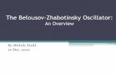 The Belousov-Zhabotinsky Oscillatorshipman/47/volume2b2010/MDodd.pdf · Belousov-Zhabotinsky (BZ) Reaction. A Brief History of Chemical Oscillators •Today, many chemical systems