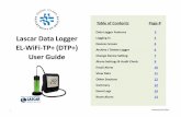 2 Lascar Data Logger EL-WiFi-TP+(DTP+) User Guide · Lascar Data Logger EL-WiFi-TP+(DTP+) User Guide ... the logger/data ... button on the front of the logger for 3-5 seconds (until