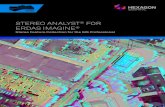 Stereo Feature Collection for the GIS Professional ANALYST® FOR ERDAS IMAGINE® Stereo Feature Collection for the GIS Professional