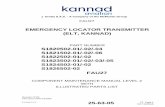 EMERGENCY LOCATOR TRANSMITTER (ELT, KANNAD · PDF fileC. Level 2 Maintenance of the Emergency Locator Transmitter (ELT, KANNAD) PN S182X502-XX consists in battery replacement only