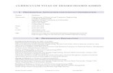 CURRICULUM VITAE OF SHAIKH SHAHID AHMED · curriculum vitae of shaikh shahid ahmed i. professional affiliation and contact information position : professor ... july 1, 2010 – june
