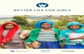 UN high-level event of the Global Education First ... of Korea BETTER LIFE FOR GIRLS . WHY GIRLS’ RIGHTS MATTER? Education: Despite global progress toward the achievement of …