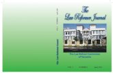 LAW REFORMER JOURNAL - Law Reform Commission of … reformer Jounal... · Law Reformer Journal is a biannual publication of the Law Reform ... Tanzanian Perspective: ... the information