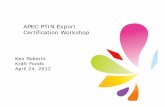 APEC PTIN Export Certification Workshopfscf-ptin.apec.org/docs/events/export-certificate-workshop/day-1/... · APEC PTIN Export Certification Workshop. ... #1 in global confectionery