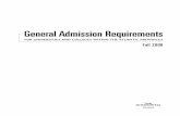 General Admission Requirements - Nova Scotia · GENERAL ADMISSION REQUIREMENTS FOR UNIVERSITIES AND COLLEGES WITHIN THE ATLANTIC ... of Doctor of Veterinary ... and humanities/social