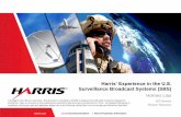 Harris’ Experience in the U.S. Surveillance Broadcast ... Pres07 HARRIS… · Surveillance Broadcast Systems (SBS) Holmes Liao ... Harris has an exceptional ADS-B ground infrastructure