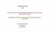 PRESENTATION ON - Ministry of Environment, Forests ...03.08.2016).pdf · PRESENTATION ON. 2 CONSTITUTIONAL ... Identification of a contiguous Ecologically Sensitive Area ... Protected
