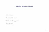 EE365: Markov Chains - Stanford University Markov Chains ... Cgis inventory level at time t ... I we may have a time-varying Markov chain, with one transition matrix for each time