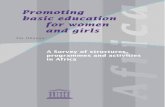 Promoting basic education for women and girls - …unesdoc.unesco.org/images/0013/001364/136412e.pdfPromoting basic education for women and girls. ... arrangements have been made to