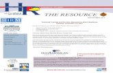 THE RESOURCE - jayhawkshrm.org · THE RESOURCE During this program, ... eware the Flood ... If you don't want to join our Chapter yet, just join us THE RESOURCE .