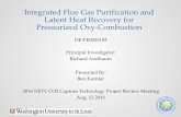 Integrated Flue Gas Purification and Latent Heat Recovery ... Library/Events/2016/c02 cap review/5... · ASU: Air Separation Unit BFW: Boiler Feed Water GPU: Gas Processing Unit CT: