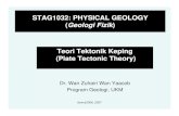 Teori Tektonik Keping (Plate Tectonic Theory)pkukmweb.ukm.my/zuhairi/Pengajaran/intranet/stag1032/sesi200607... · Teori Tektonik Keping (Plate Tectonic Theory) Dr. Wan Zuhairi Wan