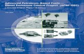 APBF-DEC Lubricants Project, - NREL · APBF-DEC Lubricants Project, ... Advanced Petroleum-Based Fuels—Diesel Emissions Control Project ... Automotive Testing Laboratory (Phase