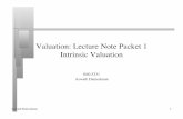 Valuation: Lecture Note Packet 1 Intrinsic Valuation - NYUadamodar/pdfiles/eqnotes/packet1.pdf · Valuation: Lecture Note Packet 1" Intrinsic Valuation"! ... short-lived(working capital)