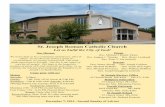 St. Joseph Roman Catholic Church - StJoRonk.orgstjoronk.org/bulletins/2014/12072014.pdf · St. Joseph Roman Catholic Church ... praying the Psalms, Silence, a ... Hugging is an underutilized