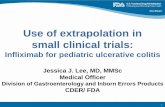 Use of extrapolation in small clinical trials · Use of extrapolation in small clinical trials: ... Eliminate the need to study dosing in pediatric patients . 26 Acknowledgements