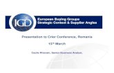 IGD European Buying Groups - Conferinta Progresivconferinta.magazinulprogresiv.ro/CD_2007/prezentari/IGD_European... · European Buying Groups ... • Primary aim of buying groups
