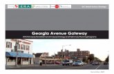 Georgia Avenue Gateway - doh.dc.gov · Nails Lux Money Today Margot Beauty Salon Rainbow Seafood D&T Alteration Anne’s Collection ... SWOT Analysis. Georgia Avenue Gateway Preliminary