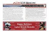 Chesney, Flatts & Arista Tops In ‘06 New RepoRteRs ... 18 - December...Chesney, Flatts & Arista Tops In ‘06 Country Aircheck’s inaugural print edition proclaims ... of “The