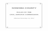 Civil Service Commission Rules effetive 11.15hr.sonoma-county.org/documents/civil_service_rules.pdfSONOMA COUNTY RULES OF THE CIVIL SERVICE COMMISSION Effective November 15, 2012