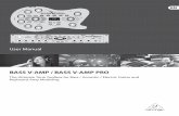 P0144 (BASS V-AMP BASS V-AMP PRO) - MUSIC Tri V-AMP...4 BASS V-AMP / BASS V-AMP PRO User Manual 1. Introduction Congratulations! By purchasing the BASS V-AMP/BASS V-AMP PRO, you have