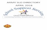 APRIL 2018 - Department of Defense Education … 208 Aberdeen Proving Ground, MD 21005 (410) 278-2857, DSN:298-2857 ... Bldg #288 Infantry Road Fort Hunter Liggett, CA 94568 (831)