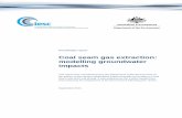 Coal seam gas extraction: modelling groundwater … report Coal seam gas extraction: modelling groundwater impacts This report was commissioned by the Department of the Environment