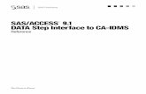SAS/ACCESS 9.1 DATA Step Interface to CA-IDMS: Referencesupport.sas.com/documentation/onlinedoc/91pdf/sasdoc_91/access_… · 1 CHAPTER1 Overview of the SAS/ACCESS Interface to CA-IDMS